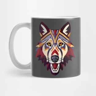 Wolf abstract Mug